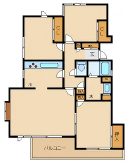 グレイスイン津田山【2階】の間取り