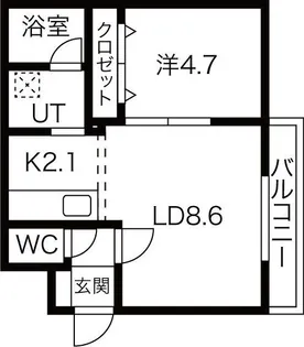 セレーノ ヴェルデ【3階】の間取り