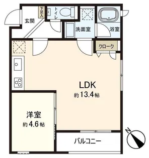 古江樂舎【1階】の間取り