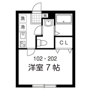 パイン コート【2階】の間取り