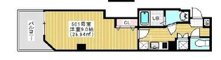 シャルム・ドゥ・プランドールII【8階】の間取り