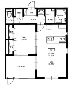 Culmine(コルミネ)【1階】の間取り