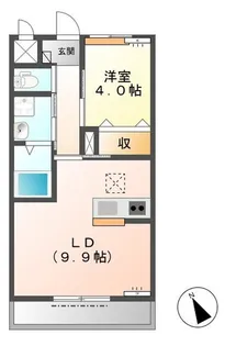 エンプレスI【1階】の間取り
