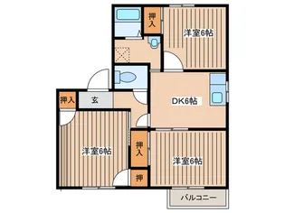 マルベリ-E【2階】の間取り