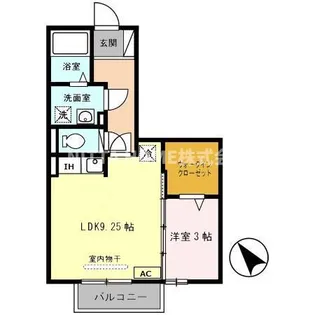 クレール桜町【2階】の間取り