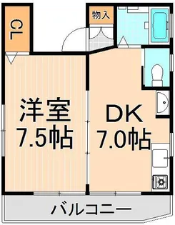 プランドール花【3階】の間取り