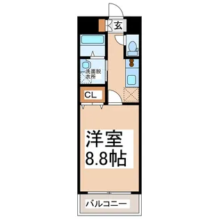 ミルエトワール【8階】の間取り