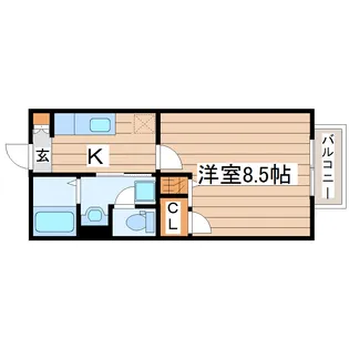 シャーメゾン・ルーチェ【2階】の間取り