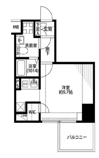 プレール・ドゥーク東京EASTV【12階】の間取り