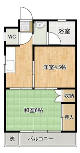 まことハイツ【1階】の間取り