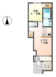 ALBAIII【1階】の間取り
