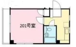 サンライト堀越【2階】の間取り