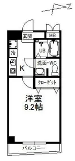 ロゼット【3階】の間取り