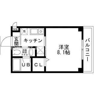 A-One Court OWADA【1階】の間取り