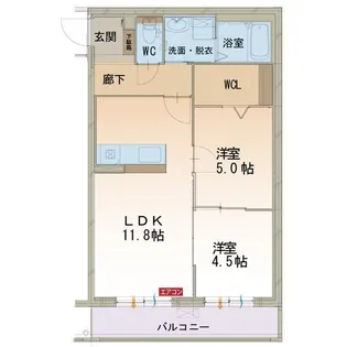 Sunrise Hills【1階】の間取り