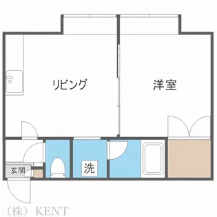 アルカディア発寒南【3階】の間取り