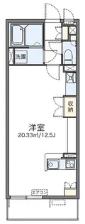 レオネクストエムフラッツ新里【1階】の間取り