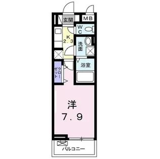 ブルーム ヒル タイチ【3階】の間取り