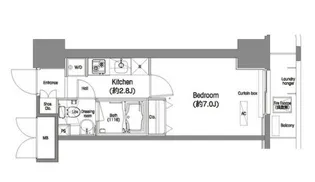コンフォリア西蒲田【10階】の間取り