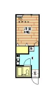 アムールハウス【2階】の間取り