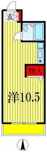 グリーンランド千葉中央ビル【8階】の間取り
