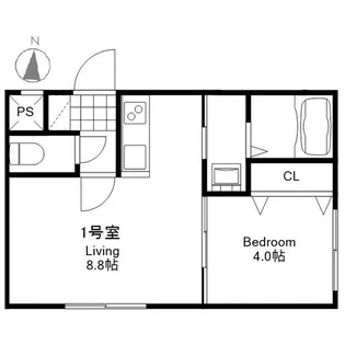 PRIME南7条 プライム【5階】の間取り