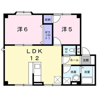 ネオ・シャトー【1階】の間取り