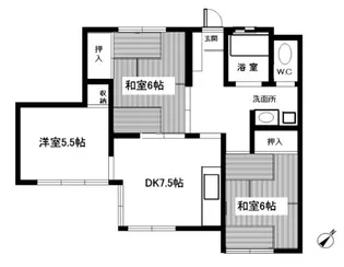 ハイツ池沢【1階】の間取り