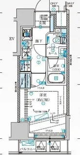 メインステージ横濱弥生町【6階】の間取り