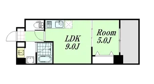 グランエイト中津【6階】の間取り