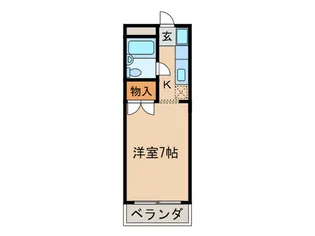 ハイツ池本II【1階】の間取り