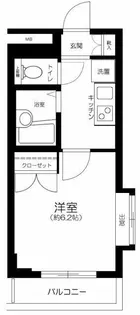 ソアブール西早稲田【3階】の間取り