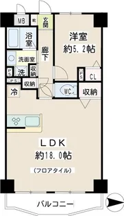 ヴェルドゥミール【2階】の間取り
