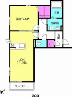 プロヌーブ池田【2階】の間取り