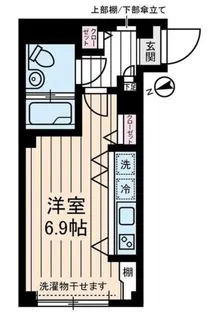 フローレンス立川【1階】の間取り