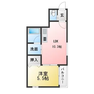 ▲アキモトビル2nd【1階】の間取り