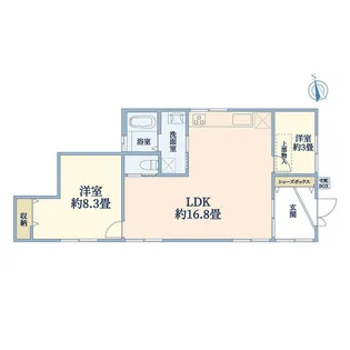 瀬田2丁目建物1階【1階】の間取り
