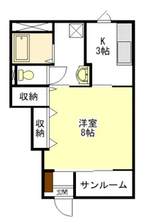 レインボーヒルズ【1階】の間取り