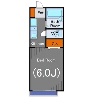 グランシャリオ目黒【1階】の間取り