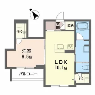 ベレオ二軒茶屋【2階】の間取り