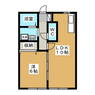 セジュールSE2秀【1階】の間取り