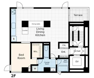 ARROWS EAST【2階】の間取り