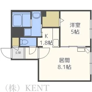 グランメール宮の沢駅【1階】の間取り