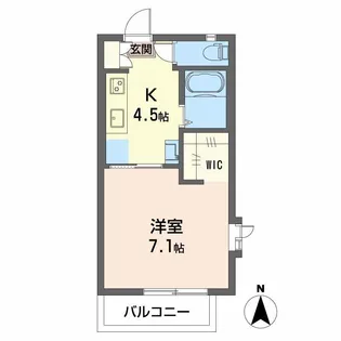 オリンピア川中島【2階】の間取り