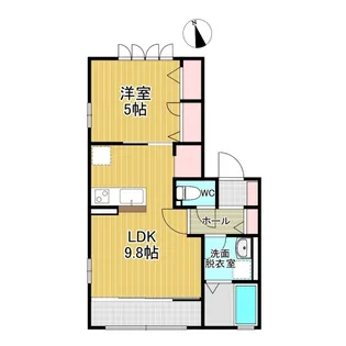 Grand Espoir長町壱番館【2階】の間取り