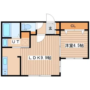 ブランシャールALAIN琴似【2階】の間取り
