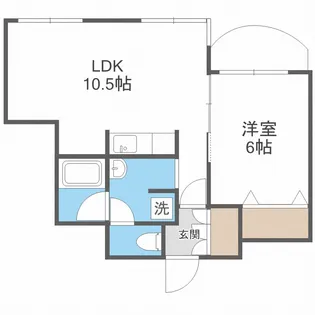 マノワール楡【8階】の間取り