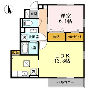 アスティア【1階】の間取り