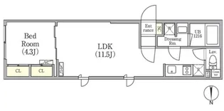 R78番館白金高輪【2階】の間取り