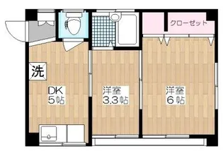 椿ビル【4階】の間取り